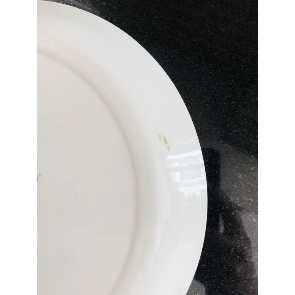 Crown Lynn Forma Emerald Dinner Plate Ironstone Tray Platter Floral Green Yellow - Picture 6 of 7
